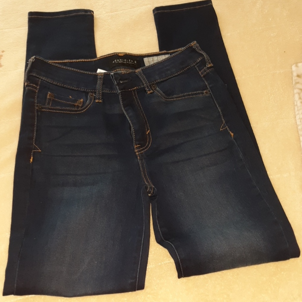 Aeropostale dark skinny jeans